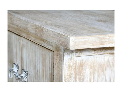 Meuble TV 1 Tiroir Bois Blanc 230x50x44cm - Vertchez