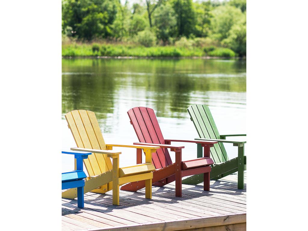 Chaise de jardin Vertchez Rouge