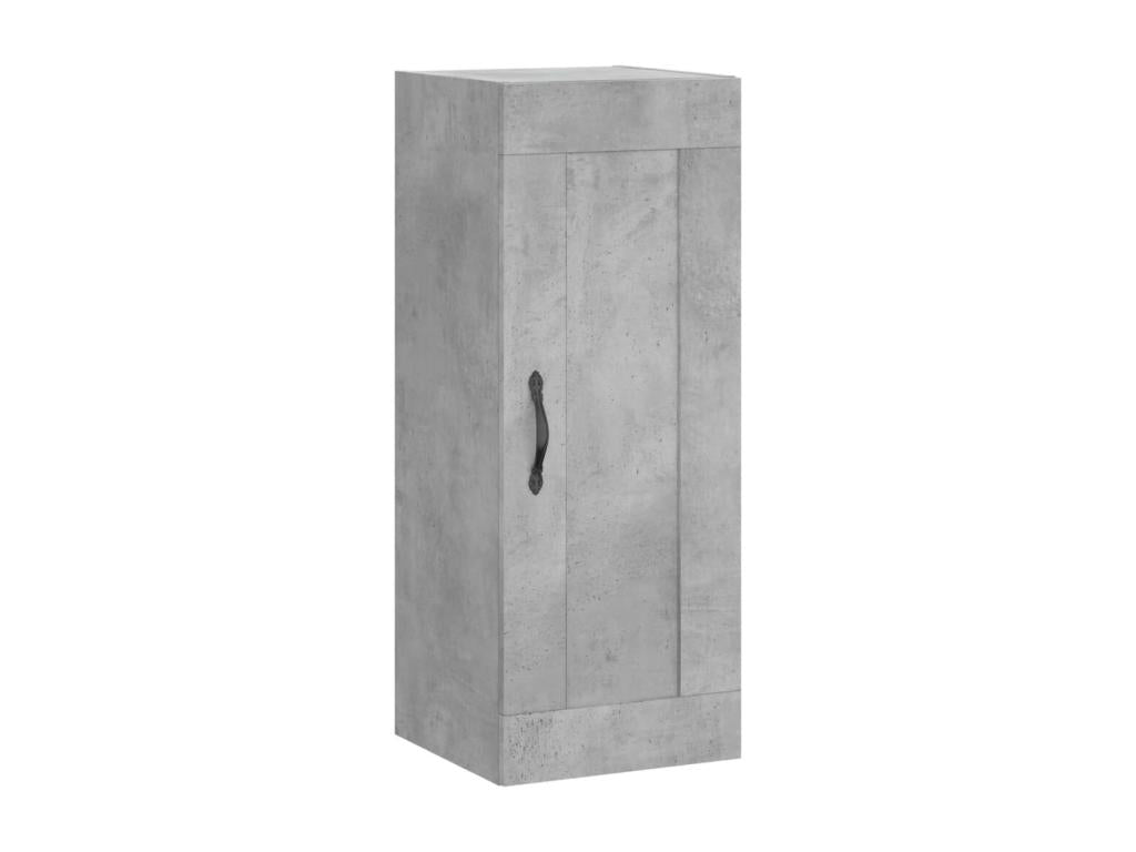 Armoire murale gris béton 34.5x34x90 cm bois d'ingénierie