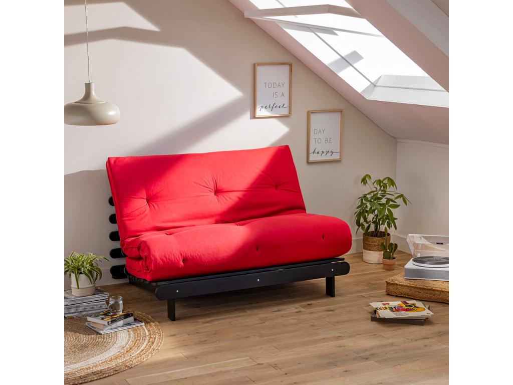 Matelas Vertchez rouge coeur en latex 90x200
