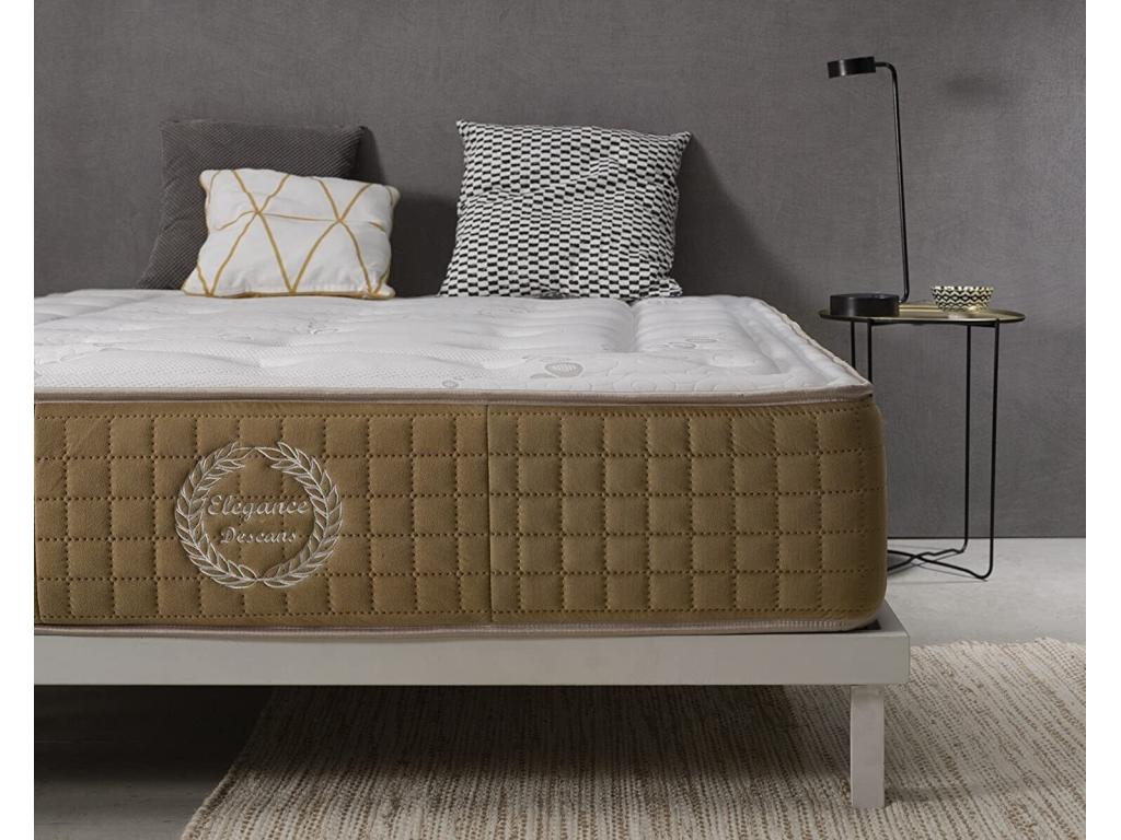 Matelas 90x200 mousse Vertchez confort - épaisseur 30 cm - ergonomiquee / orthopédique - soutien semi-ferme à ferme