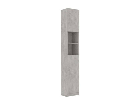 Armoire de salle de bain Gris béton 32x25.5x190
