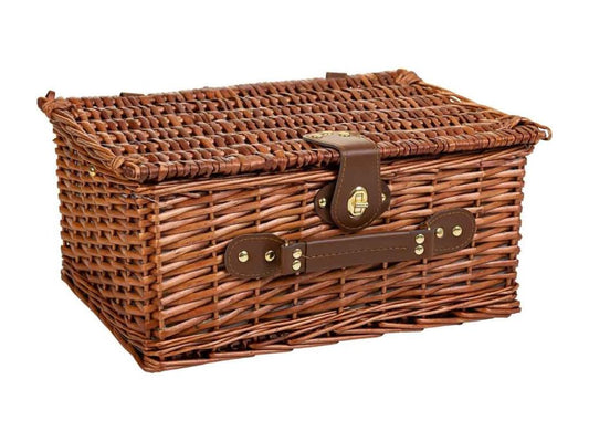 Panier pique-nique marron 40x28x20h