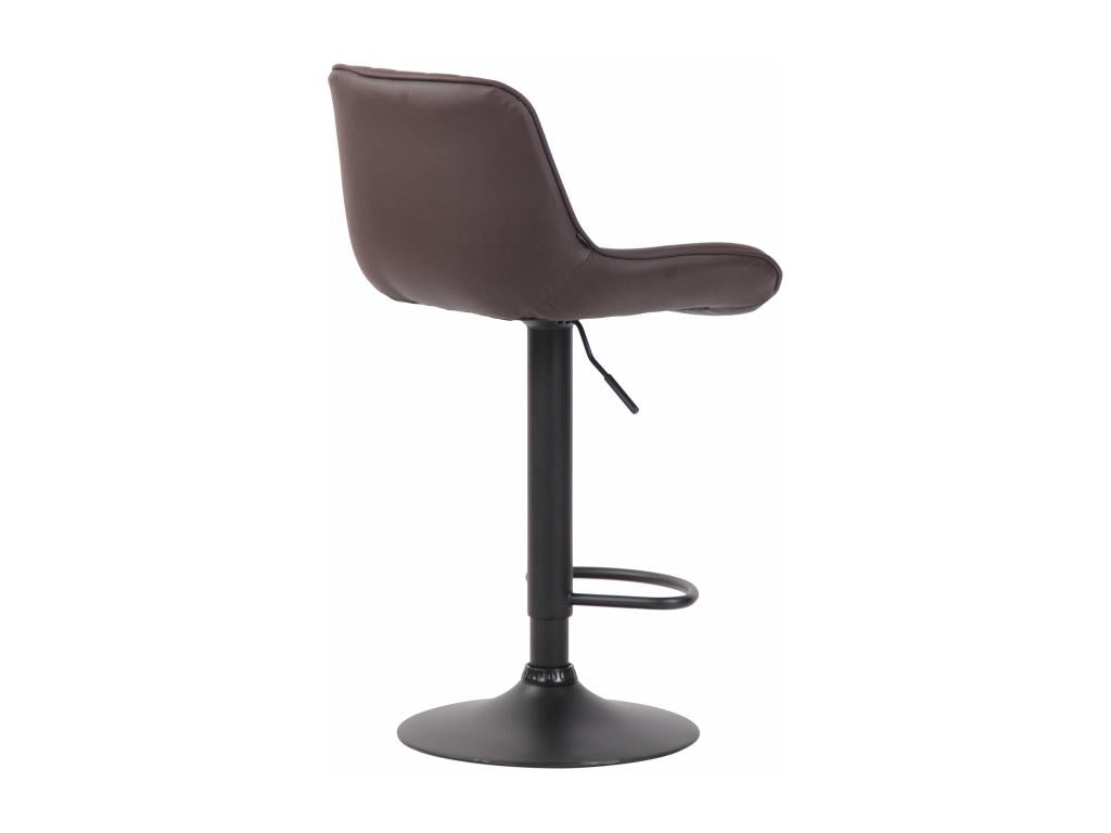 Lot de 2 tabourets métal marron 50x50x86 cm 10 0004278