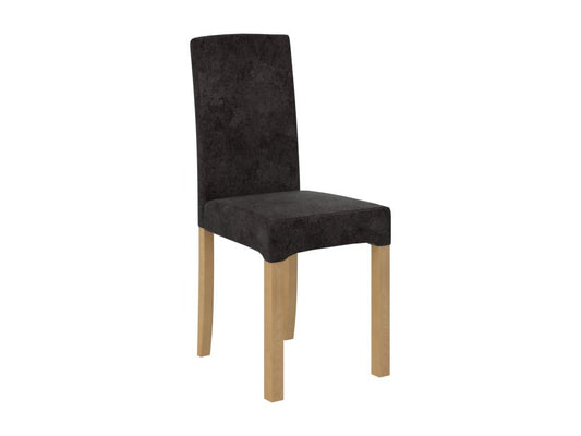 Chaise bois de hêtre clair et tissu au choix Zakria-Tissu 27126