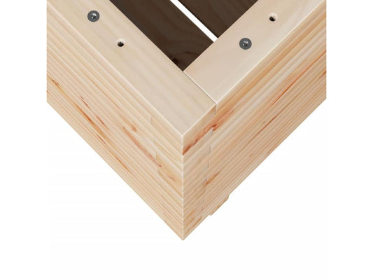 Jardinière 60x60x72 cm bois de pin massif