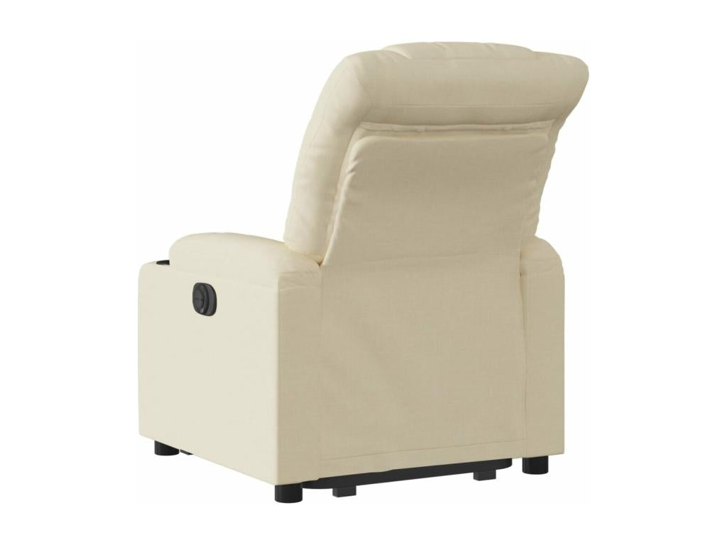 Fauteuil inclinable Crème Tissu