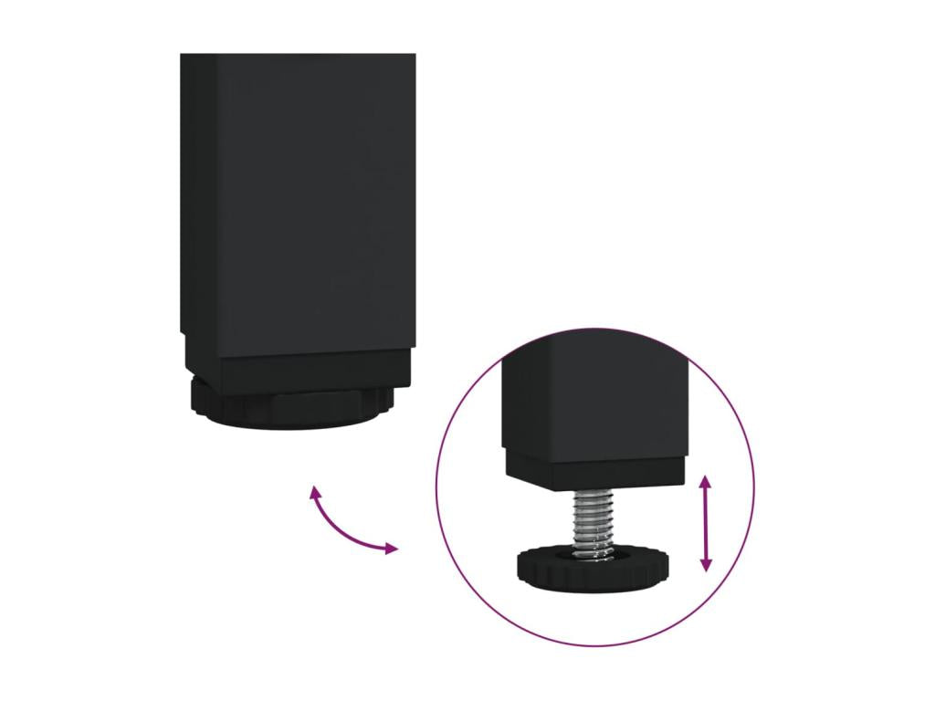 Table console Vertchez gris 145x22.5x75 bois d'ingénierie