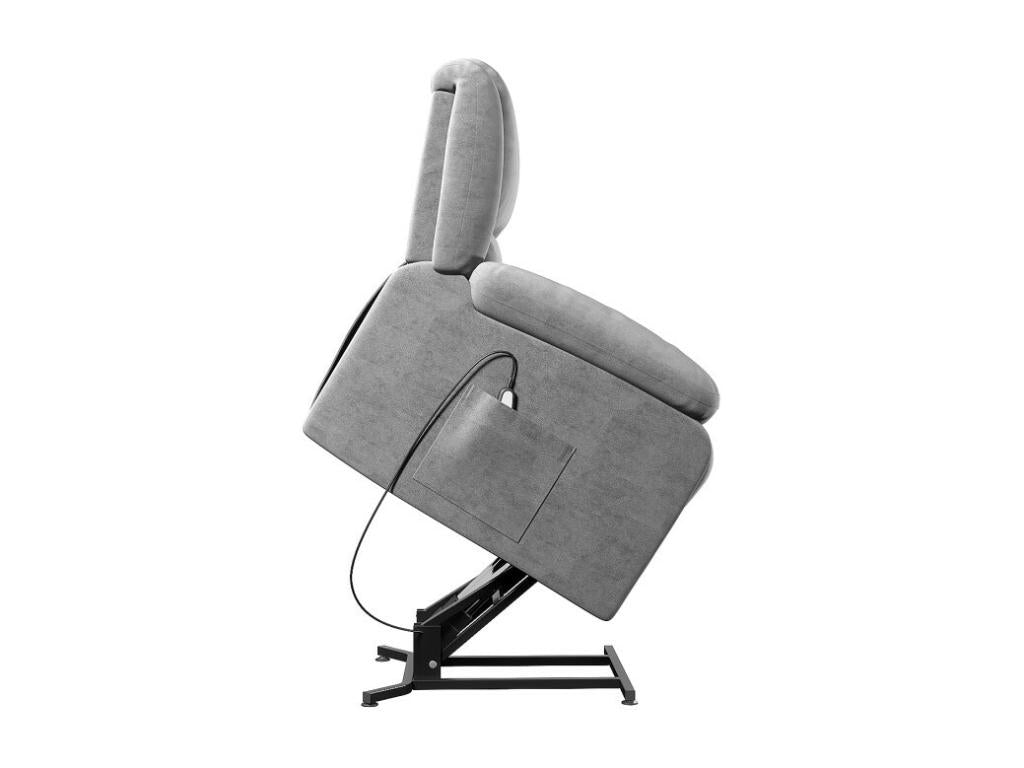 Fauteuil de Relaxation Releveur électrique 1 place en Microfibre Léo - L88x93x96cm - Vertchez