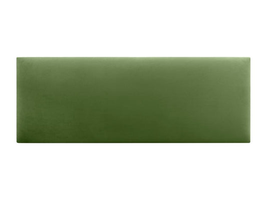 Vertchez Tête de Lit Velours Lisse 135x50 Lits 120/135/140 - Vert Vertchez