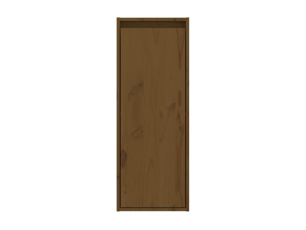 Armoire murale Marron miel 30x30x80 cm Bois de pin massif