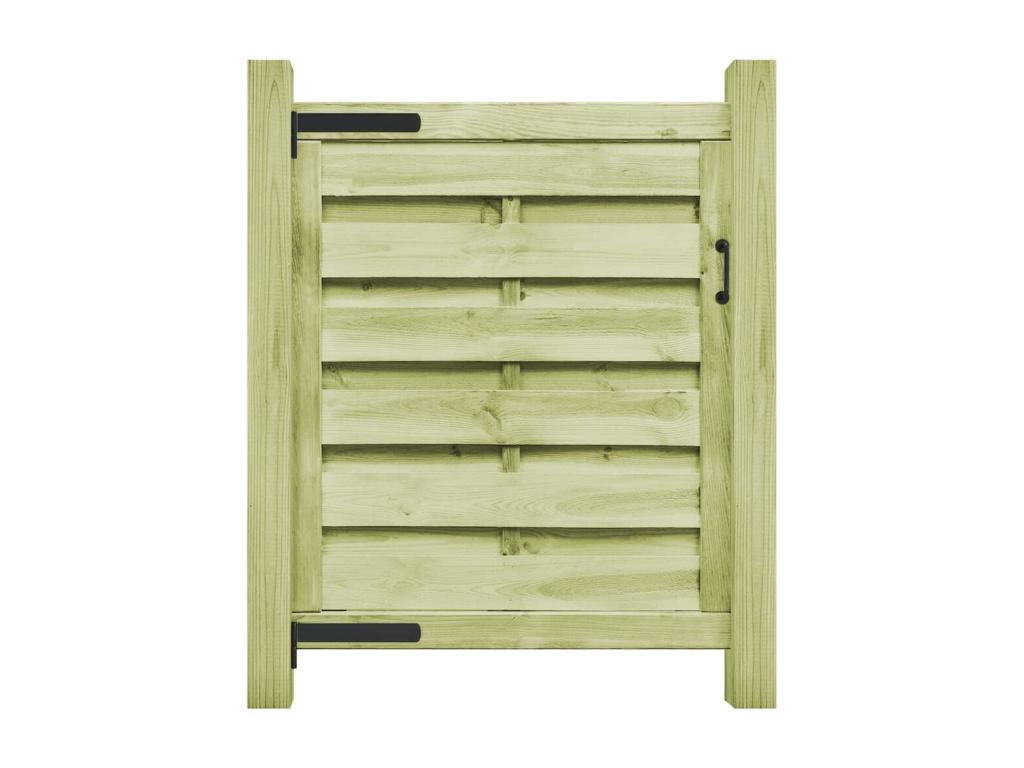 Portillon Bois de pin imprégné 100x100 Vert 3