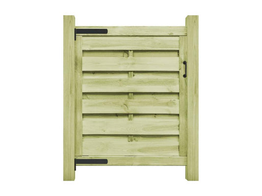 Portillon Bois de pin imprégné 100x100 Vert 3