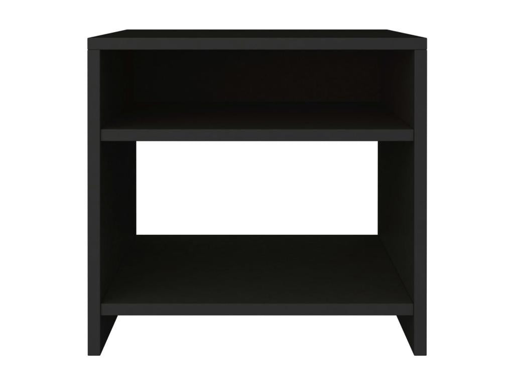 Vertchez Premium - Tables de chevet 2 pcs Noir 40x30x40 cm Bois d'ingénierie