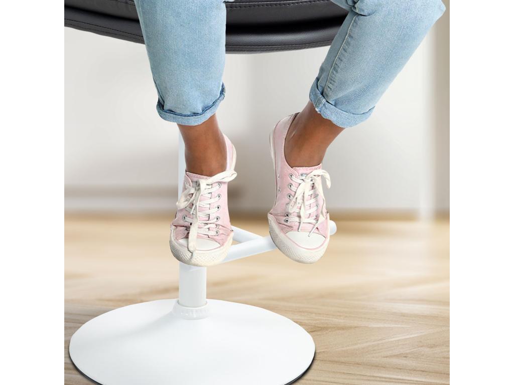 Tabouret de bar - Similicuir / Métal - Noir - Vertchez