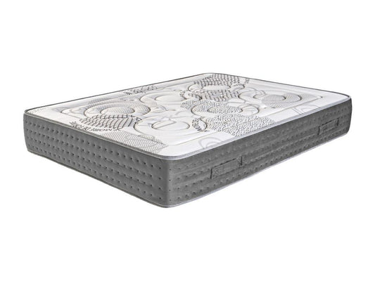 Matelas 140x200 cm Vertchez à ressorts ensachés mousse mémoire de forme indépendance du couchage face été/hiver épaisseur 26 cm