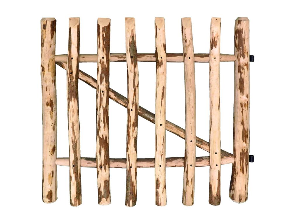 Portillon en noisetier