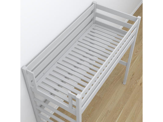 Lit mezzanine en bois N01 Gris 80x200