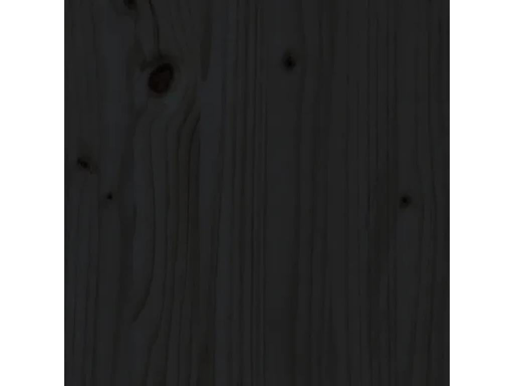 Armoire murale Noir 45x30x35 Bois de pin massif