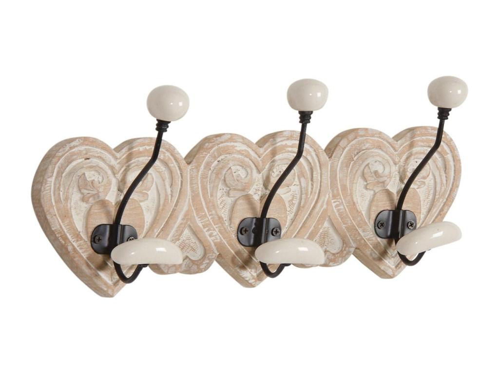 Vertchezère Coeur en manguier 3 crochets