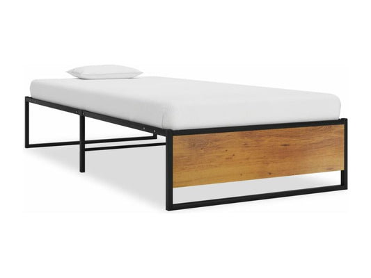 Cadre de lit Noir Métal 90x200 cm