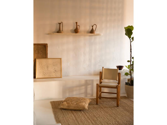 Ensemble 3 étagères en bois de sapin naturel 80x3.2cm - Vertchez