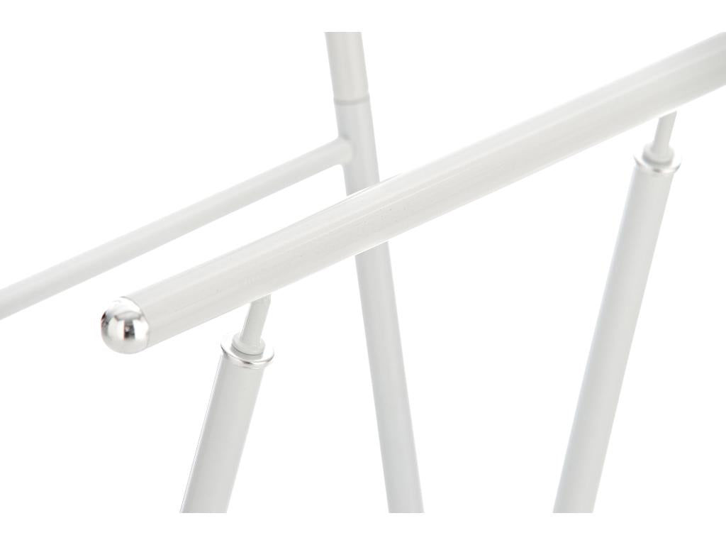 Vertchez de nuit - Métal - 40x35x110cm - Blanc - Vertchez