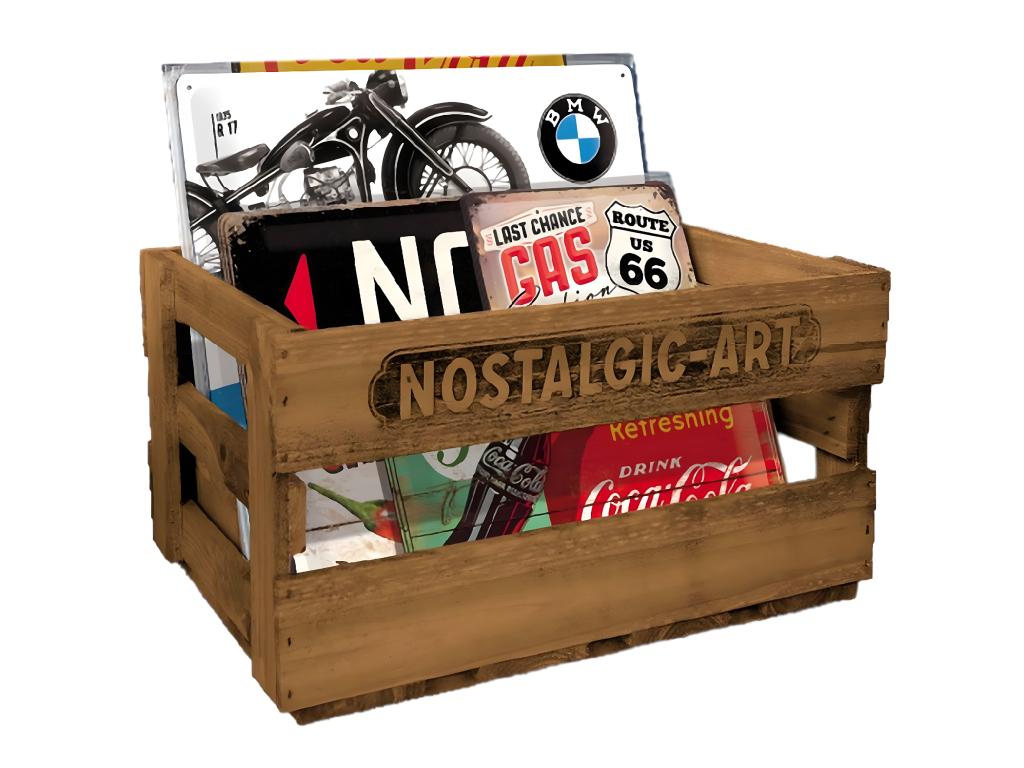 Nostalgic-Vertchez raw wood locker - EMPTY BOOK