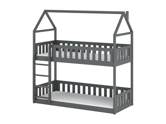 Lit cabane Vertchez HB005 90x200 cm Gris